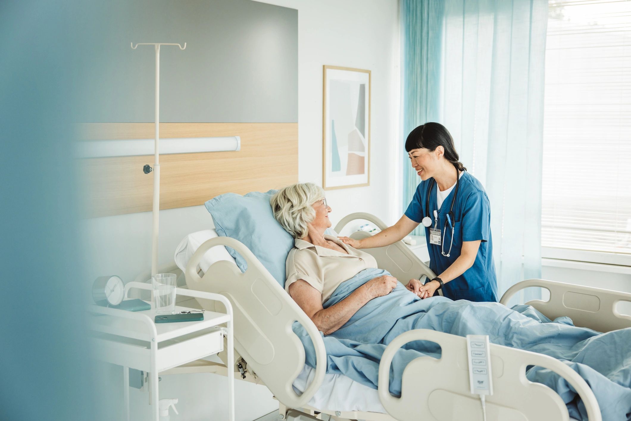 Registered nurse working in a Cardiff nursing home